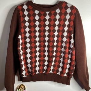 Vintage Ego-Trix Grandpa Grandma Sweater